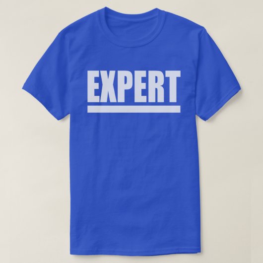 Expert (White Ink)のTシャツ Tシャツ (デザイン正面)