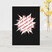 EXPLODEテンプレートフォトフレーム(黒) カード (黄色い花)