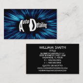 Exploding Auto Detailing Business Card 名刺 (正面/裏面)