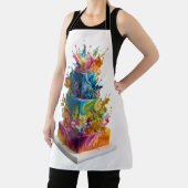 Exploding Colourful Cake エプロン (インサイチュ)
