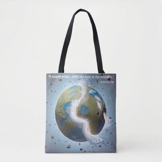 Exploding Earth HPT tote bag トートバッグ (正面)