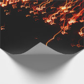 Exploding firework sparkles enlighten you! ラッピングペーパー (角)