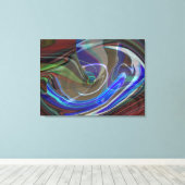 Exploding Universe抽象芸術キャンバスプリント キャンバスプリント (インサイチュ (ウッドフロア))