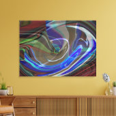 Exploding Universe抽象芸術キャンバスプリント キャンバスプリント (インサイチュ (リビング))