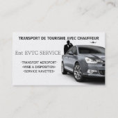 Exploitant de Voitures de Transport avec Chauffeur 名刺 (正面)