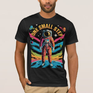 Exploratへの1つの小さなステップレトロスペースウォークトリビュート Tシャツ