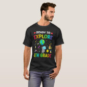 Explore 8th Grade Back To School Astronaut Space E Tシャツ (正面フル)