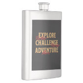 Explore Challenge Adventure引用文やる気を起こさせるIns フラスク (右)