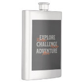 Explore Challenge Adventure引用文やる気を起こさせるIns フラスク (右)