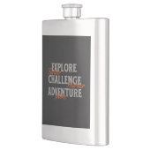 Explore Challenge Adventure引用文やる気を起こさせるIns フラスク (左)