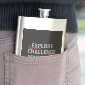 Explore Challenge Adventure引用文やる気を起こさせるIns フラスク (インサイチュ)