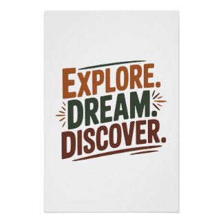 Explore dream discover ポスター