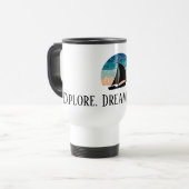 Explore. Dream. Discover. Travel Mug トラベルマグ (正面左)
