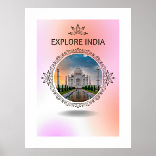 Explore India Poster ポスター (正面)