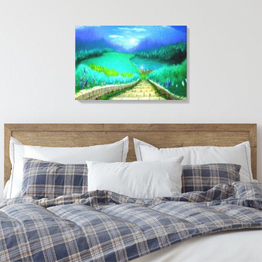 Explore Life キャンバスプリント (インサイチュ (寝室))