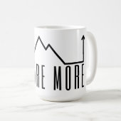 Explore More Minimalist Mountain Coffee Mug コーヒーマグカップ (正面右)