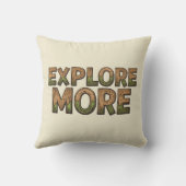 Explore More Mountains | Mushroom Hiking Adventure クッション (裏面)