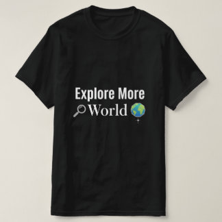 Explore More World Adventure Travel Design - Vinta Tシャツ