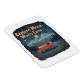 Explore More, Worry Less マグネット (右側)