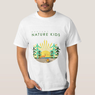 Explore Nature with Kids Mens TShirt Graphic Tシャツ