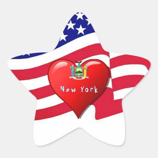 Explore New Youk Sticker 星シール (正面)