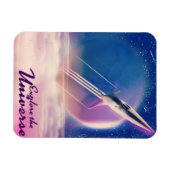 Explore the Universeヴィンテージ宇宙ポスター マグネット (横)