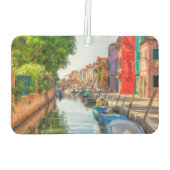Explore the Vibrant Charm of Burano カーエアーフレッシュナー (裏面)