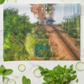 Explore the Vibrant Charm of Burano キッチンタオル (折り畳み)