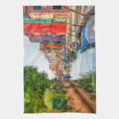 Explore the Vibrant Charm of Burano キッチンタオル (縦)