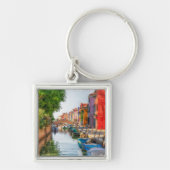 Explore the Vibrant Charm of Burano キーホルダー (正面)