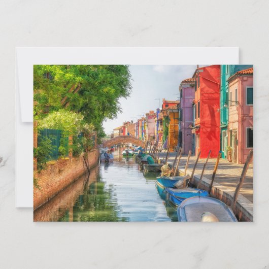 Explore the Vibrant Charm of Burano サンキューカード (正面)
