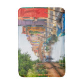 Explore the Vibrant Charm of Burano バスマット (正面縦)