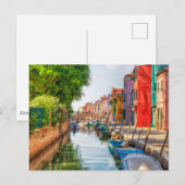 Explore the Vibrant Charm of Burano ポストカード (正面/裏面)