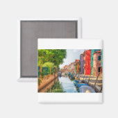 Explore the Vibrant Charm of Burano マグネット (正面/裏面)