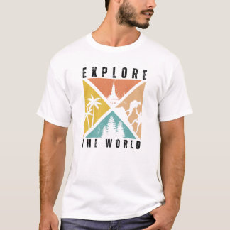 Explore the World T-Shirt – Travel Adventure Tee Tシャツ