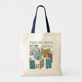 Explore with Booksトート トートバッグ