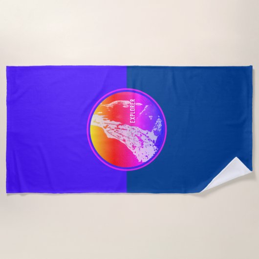 EXPLORER: ビーチタオル (正面)
