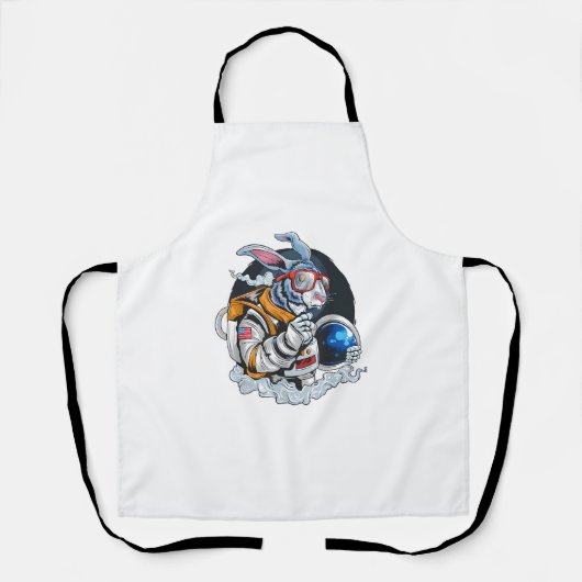Explorer Spaceman、Nerdy Bunny宇宙飛行士宇宙 エプロン (正面)