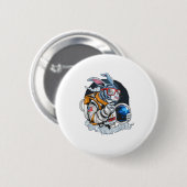 Explorer Spaceman、Nerdy Bunny宇宙飛行士宇宙 缶バッジ (正面&裏面)