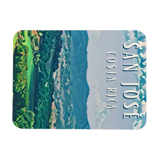 Explorez la capitale du Costa Rica : San José マグネット (横)