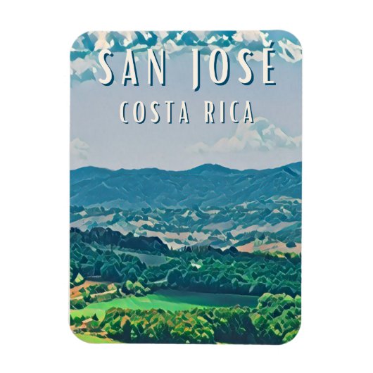Explorez la capitale du Costa Rica : San José マグネット (縦)