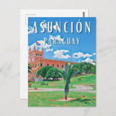 Explorez la capitale du Paraguay Asunción ポストカード (正面/裏面)