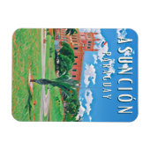 Explorez la capitale du Paraguay Asunción マグネット (横)