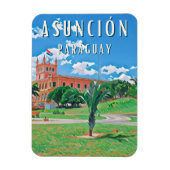 Explorez la capitale du Paraguay Asunción マグネット (縦)