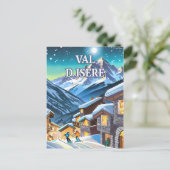 Explorez l'Élégance Alpine : Val d'Isère ポストカード (スタンド正面)