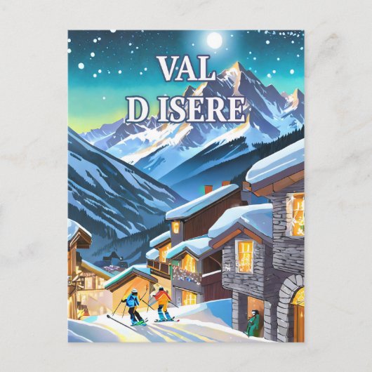 Explorez l'Élégance Alpine : Val d'Isère ポストカード (正面)