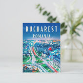 Explorez les merveilles de Bucarest ポストカード (スタンド正面)