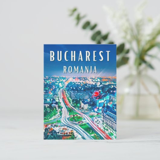 Explorez les merveilles de Bucarest ポストカード (スタンド正面)