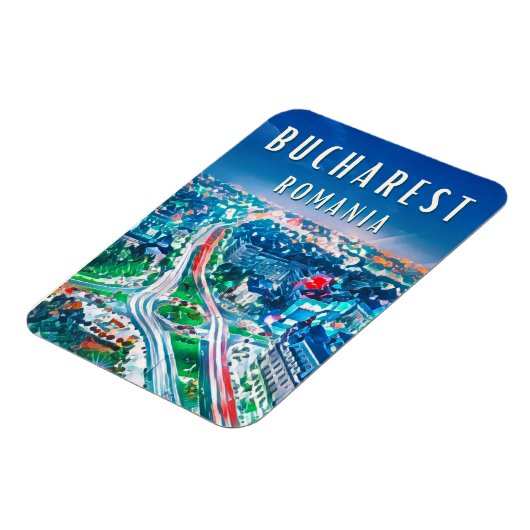 Explorez les merveilles de Bucarest マグネット (左側)