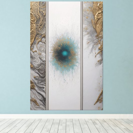 Exploring Abstracts キャンバスプリント (インサイチュ (ウッドフロア))